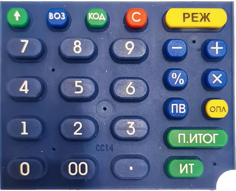 Меркурий 180Ф - резиновая клавиатура Меркурий 180Ф клавиатура резиновая