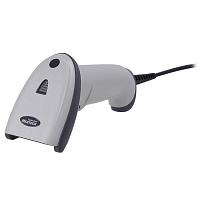 Проводной сканер штрих-кода MERTECH 2220 P2D USB, USB эмуляция RS232, white картинка от магазина Кассоптторг