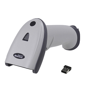 Беспроводной сканер штрих-кода MERTECH CL-2220 BLE SPP Dongle P2D USB white картинка от магазина Кассоптторг
