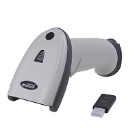 Беспроводной сканер штрих-кода MERTECH CL-2210 BLE Dongle P2D USB White с зарядно-коммуникационной подставкой Cradle картинка от магазина Кассоптторг